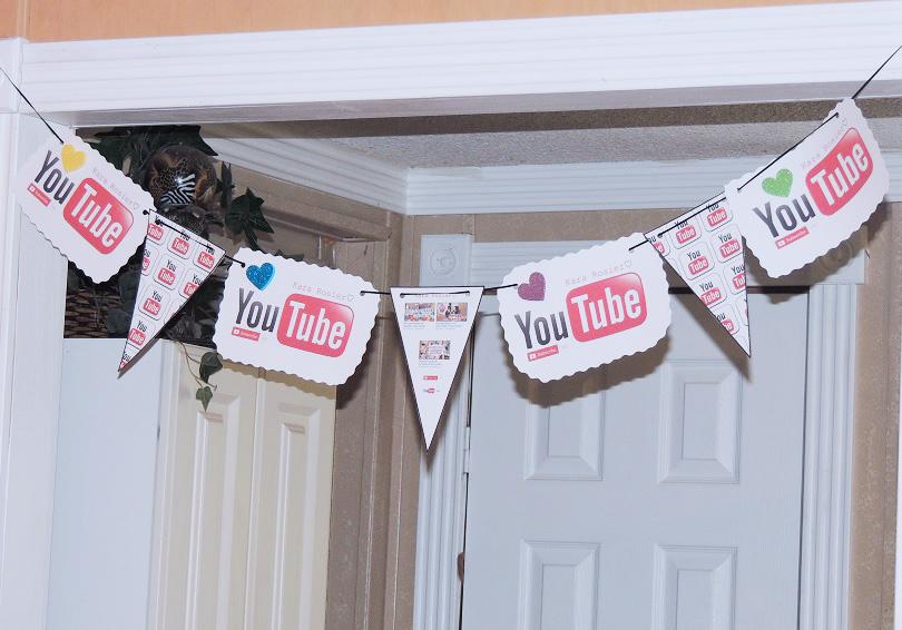Youtube Birthday Party Printables